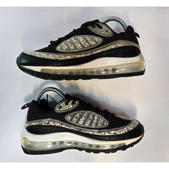 Nike Air Max 98 LX RECYCLED BLACK WHITE Shoes AV4417-001 Women’s Size 6 - Picture 3 of 7